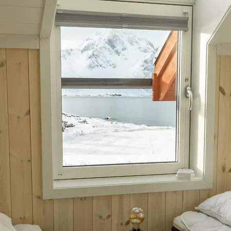 Brand New Nappstraumen Seaview Cabin Gravdal (Vestvagoy)